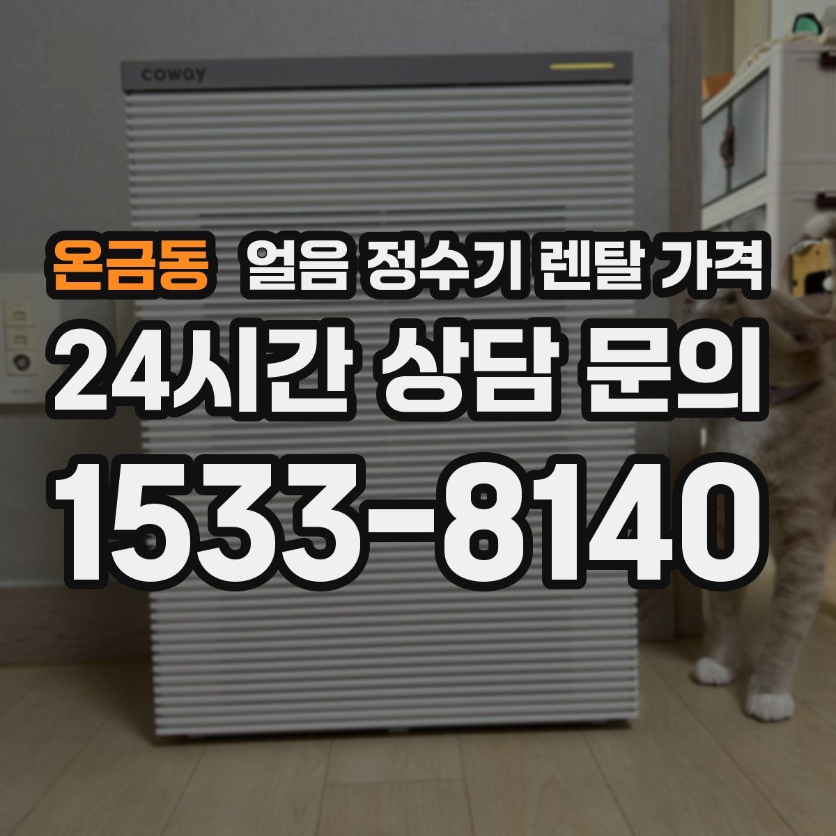 온금동 얼음 정수기 렌탈 가격