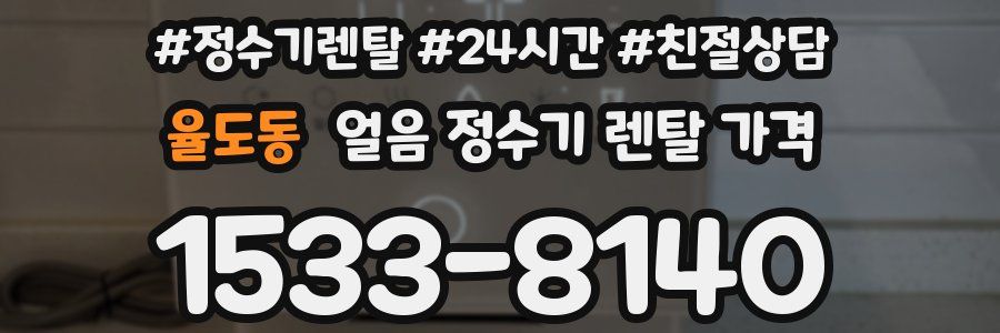 율도동 얼음 정수기 렌탈 가격