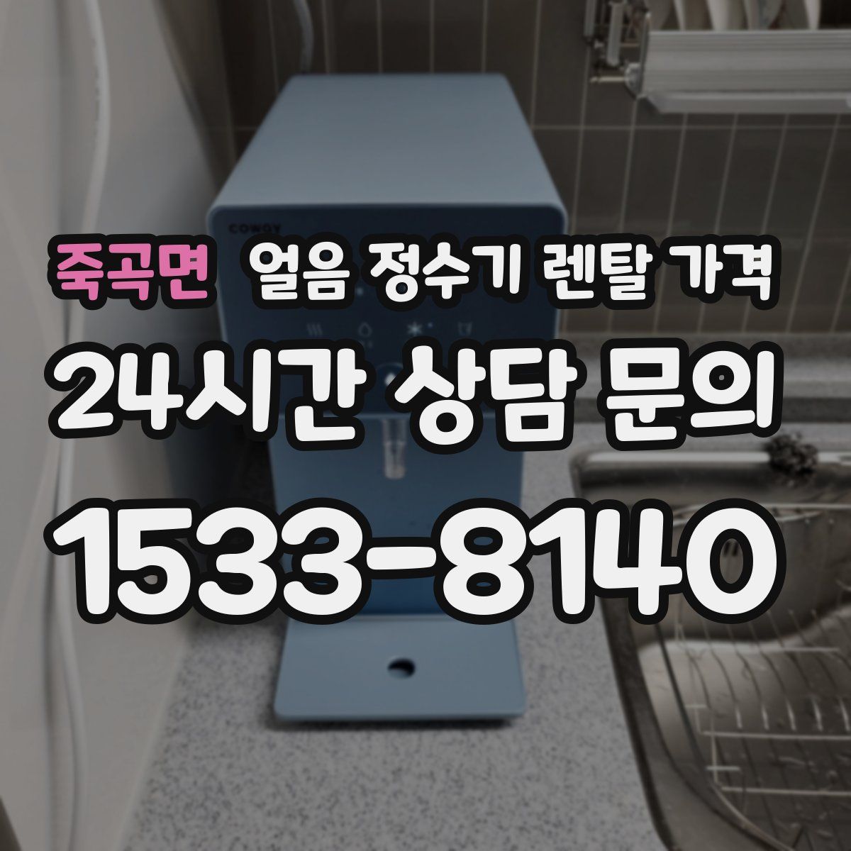 죽곡면 얼음 정수기 렌탈 가격