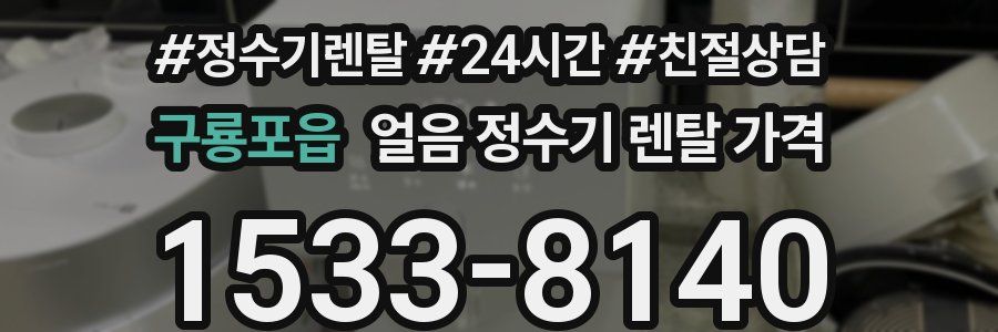 구룡포읍 얼음 정수기 렌탈 가격