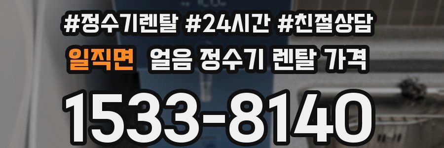 일직면 얼음 정수기 렌탈 가격