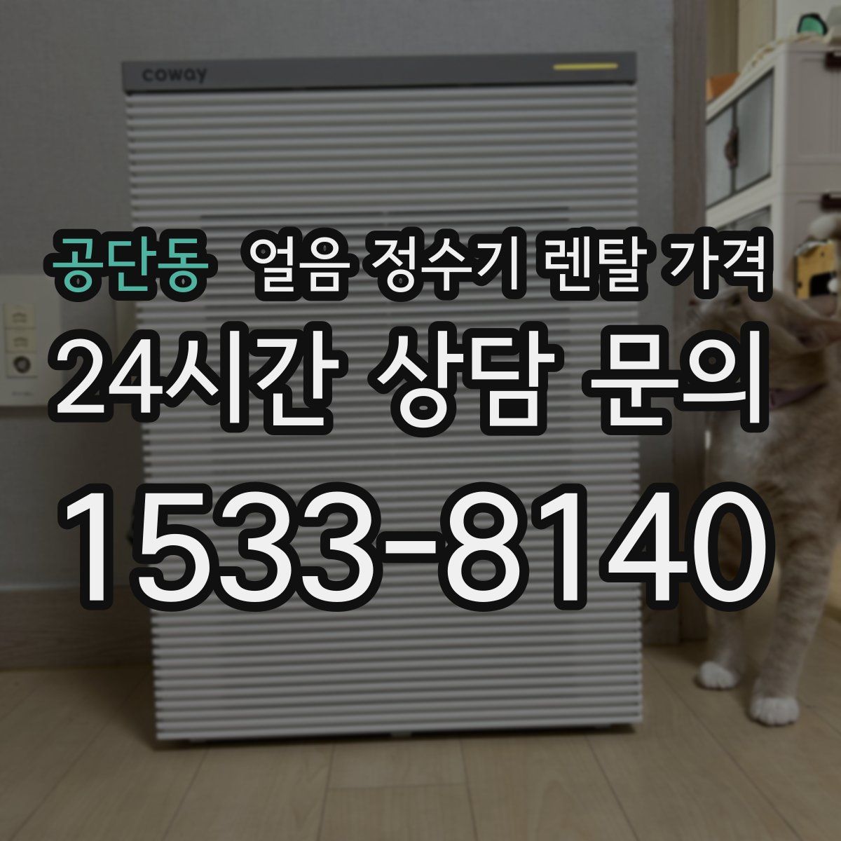 공단동 얼음 정수기 렌탈 가격