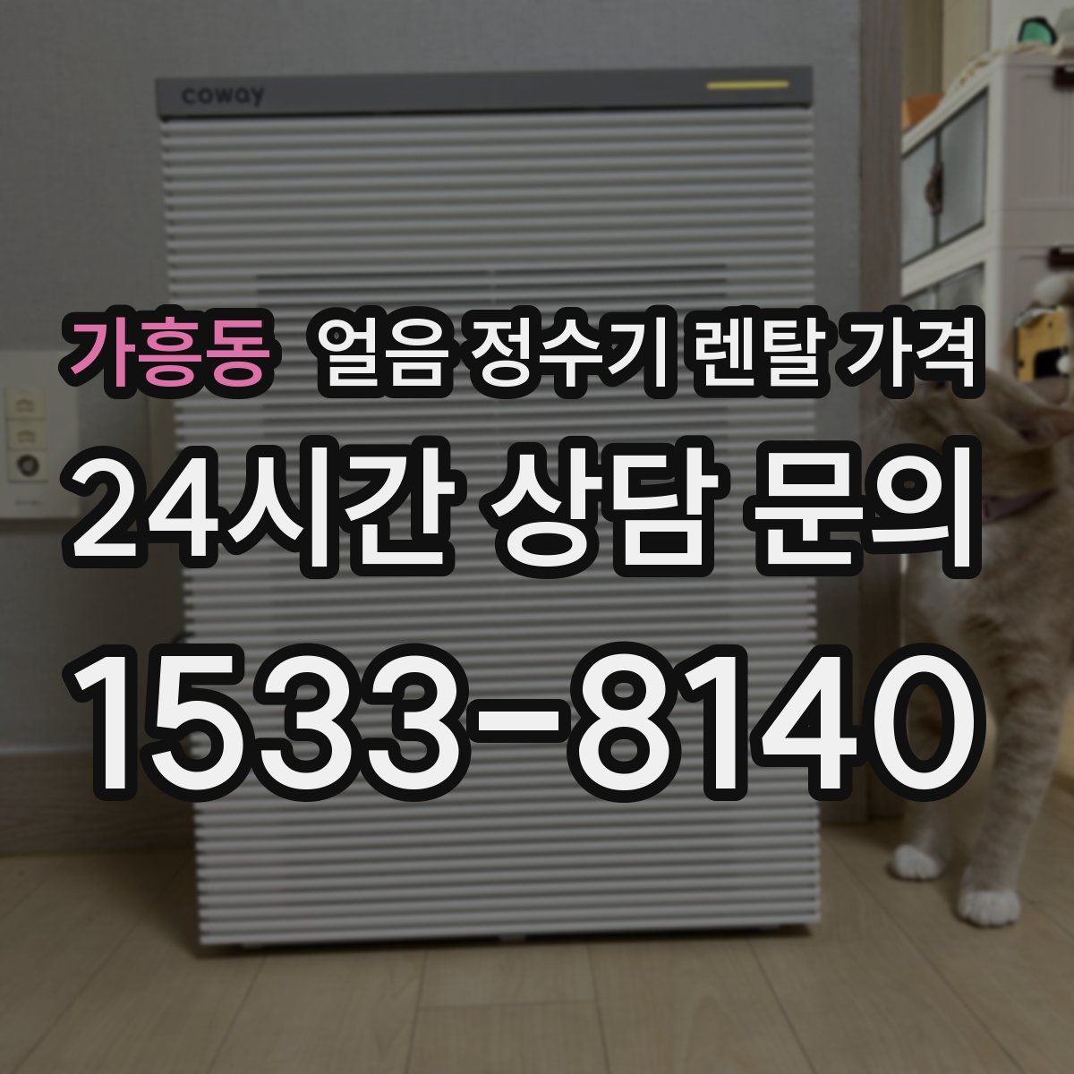 가흥동 얼음 정수기 렌탈 가격