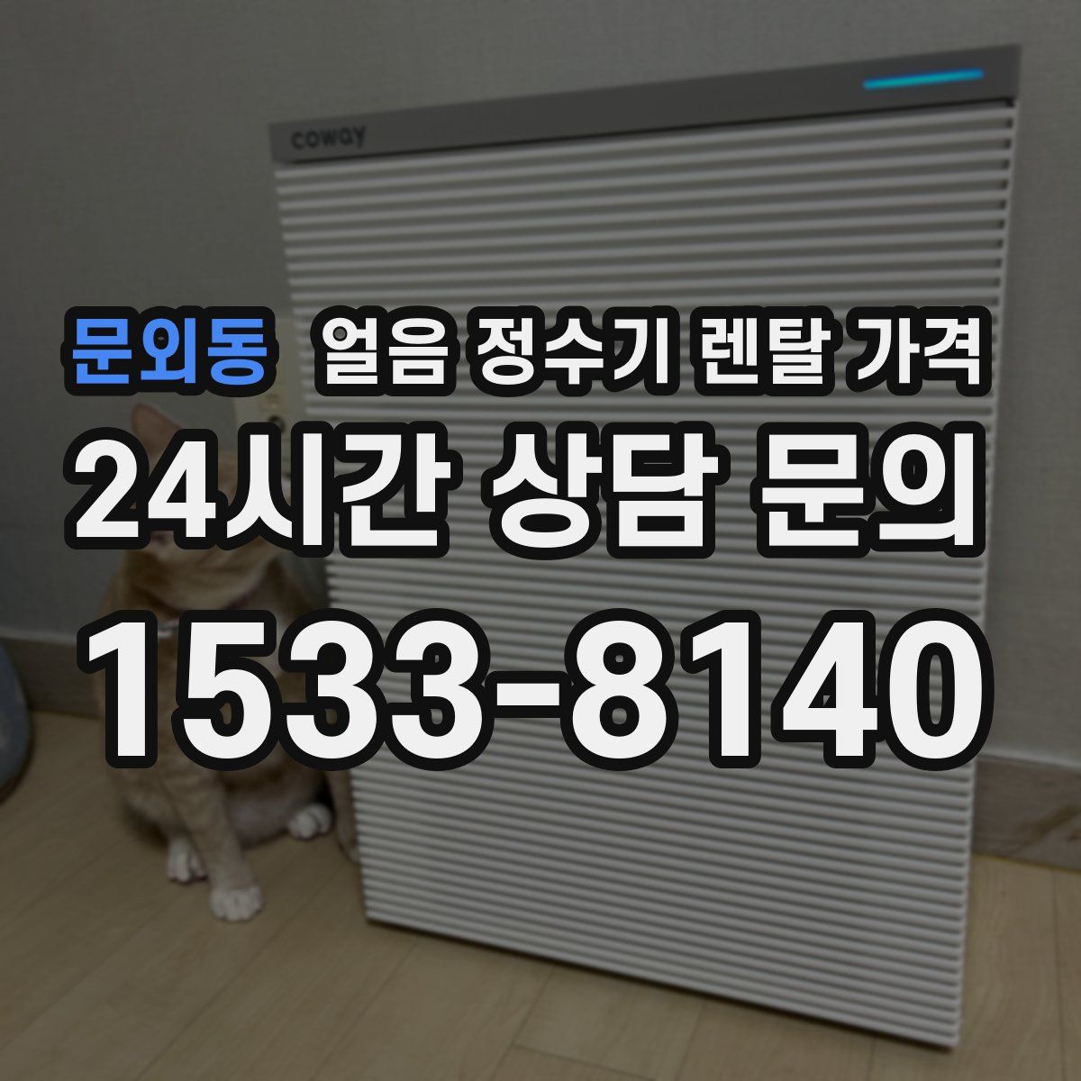 문외동 얼음 정수기 렌탈 가격