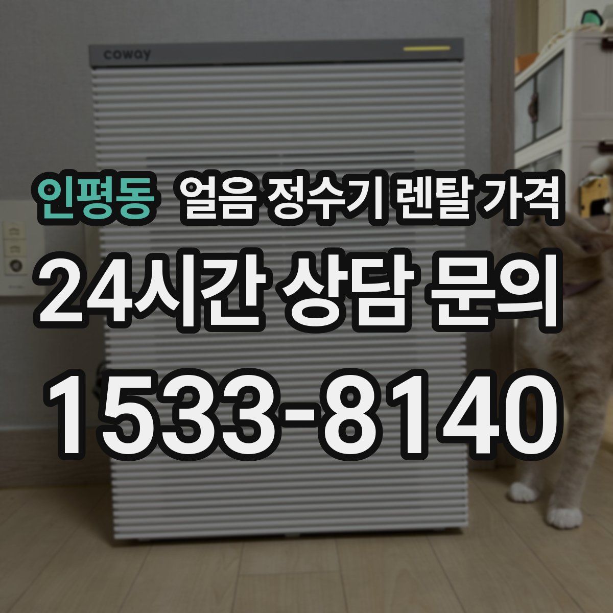 인평동 얼음 정수기 렌탈 가격