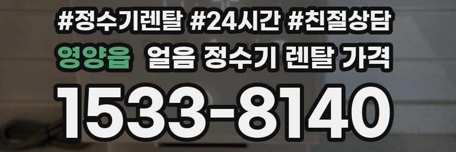 영양읍 얼음 정수기 렌탈 가격