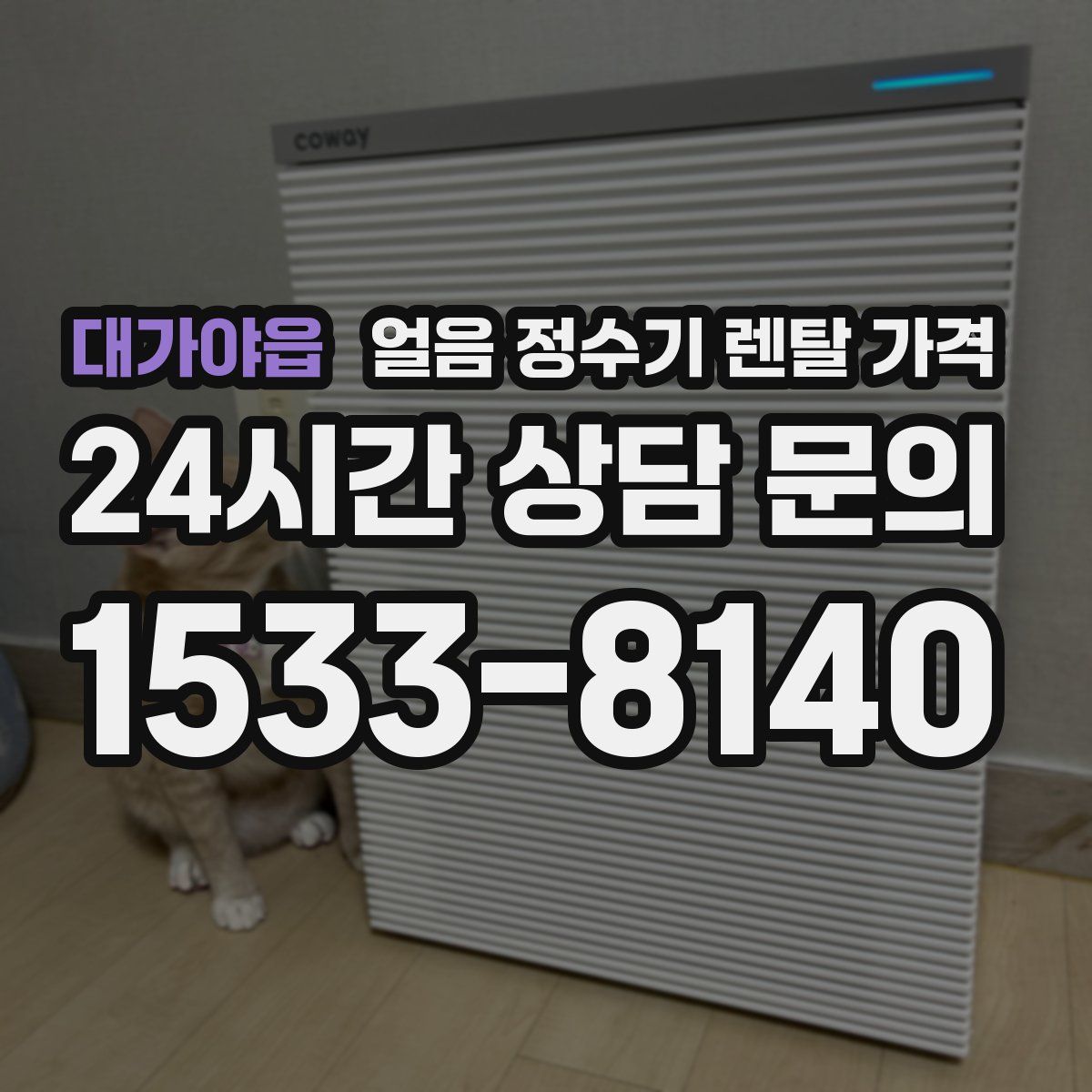 대가야읍 얼음 정수기 렌탈 가격