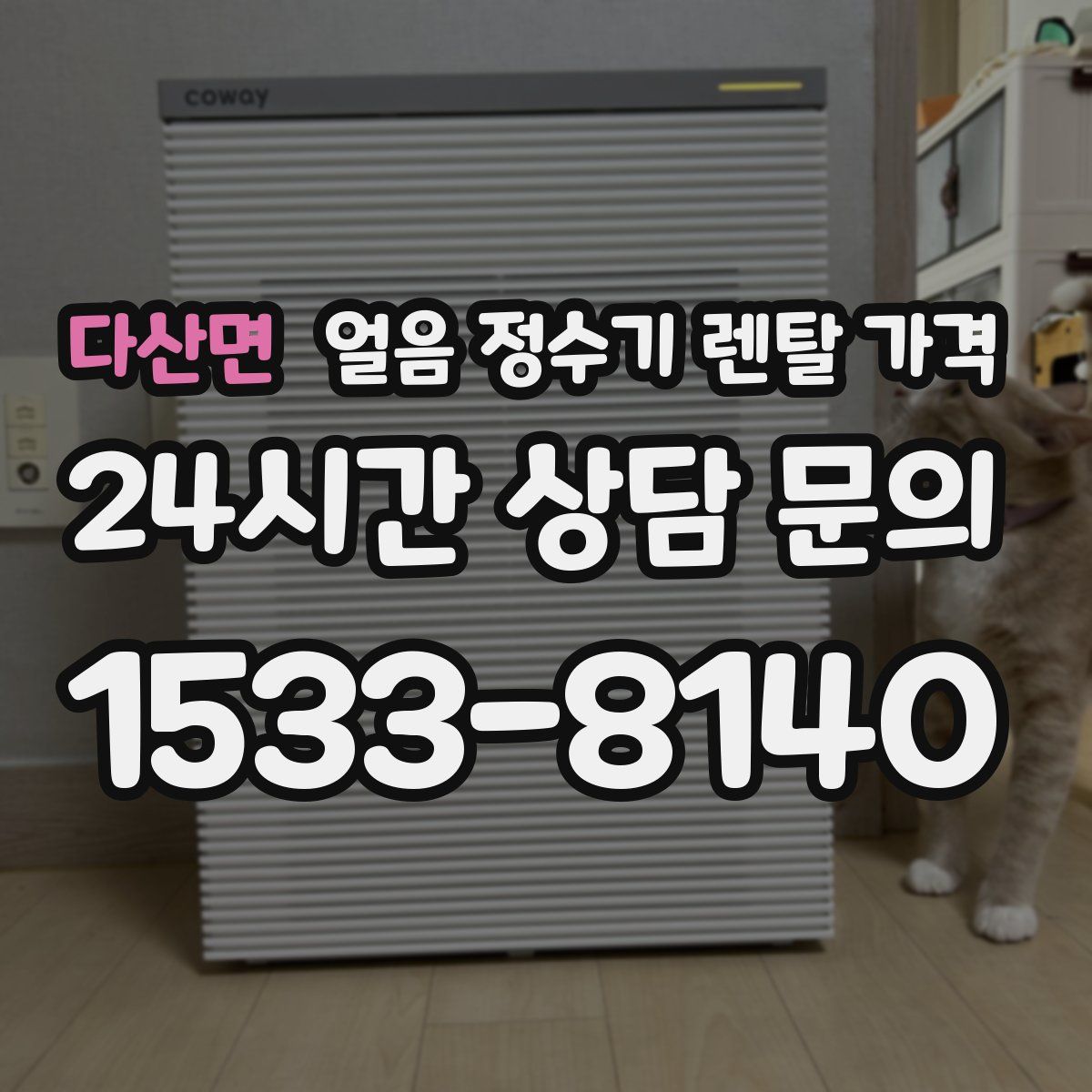 다산면 얼음 정수기 렌탈 가격