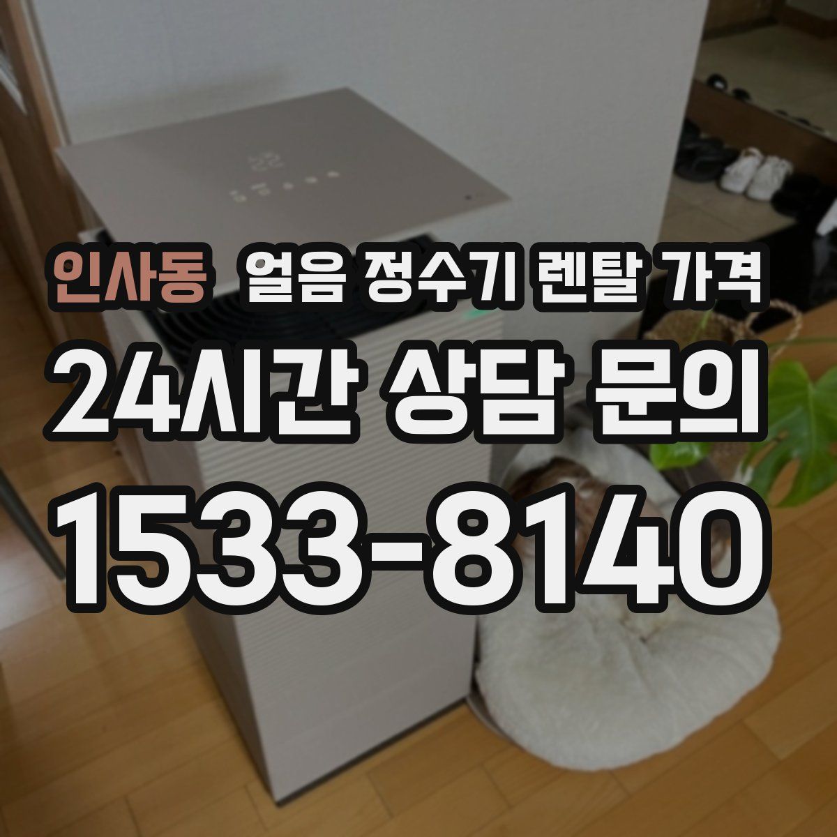 인사동 얼음 정수기 렌탈 가격