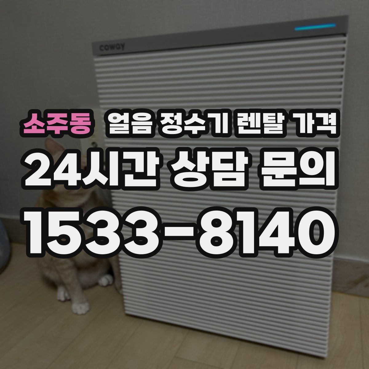 소주동 얼음 정수기 렌탈 가격