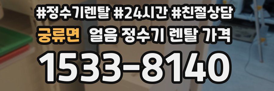 궁류면 얼음 정수기 렌탈 가격