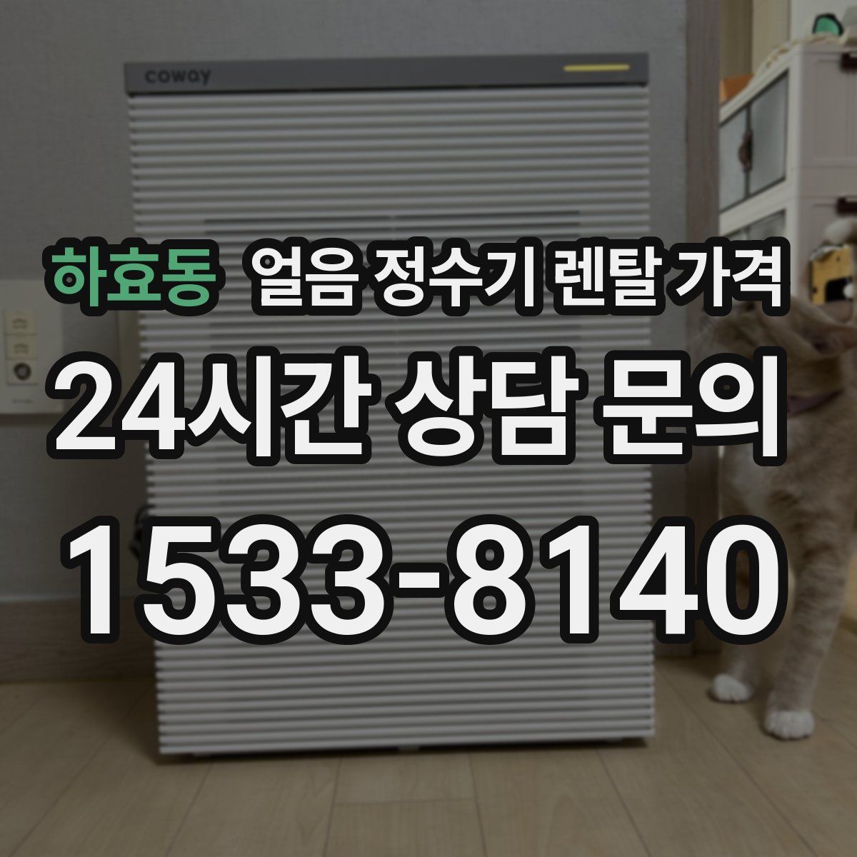 하효동 얼음 정수기 렌탈 가격