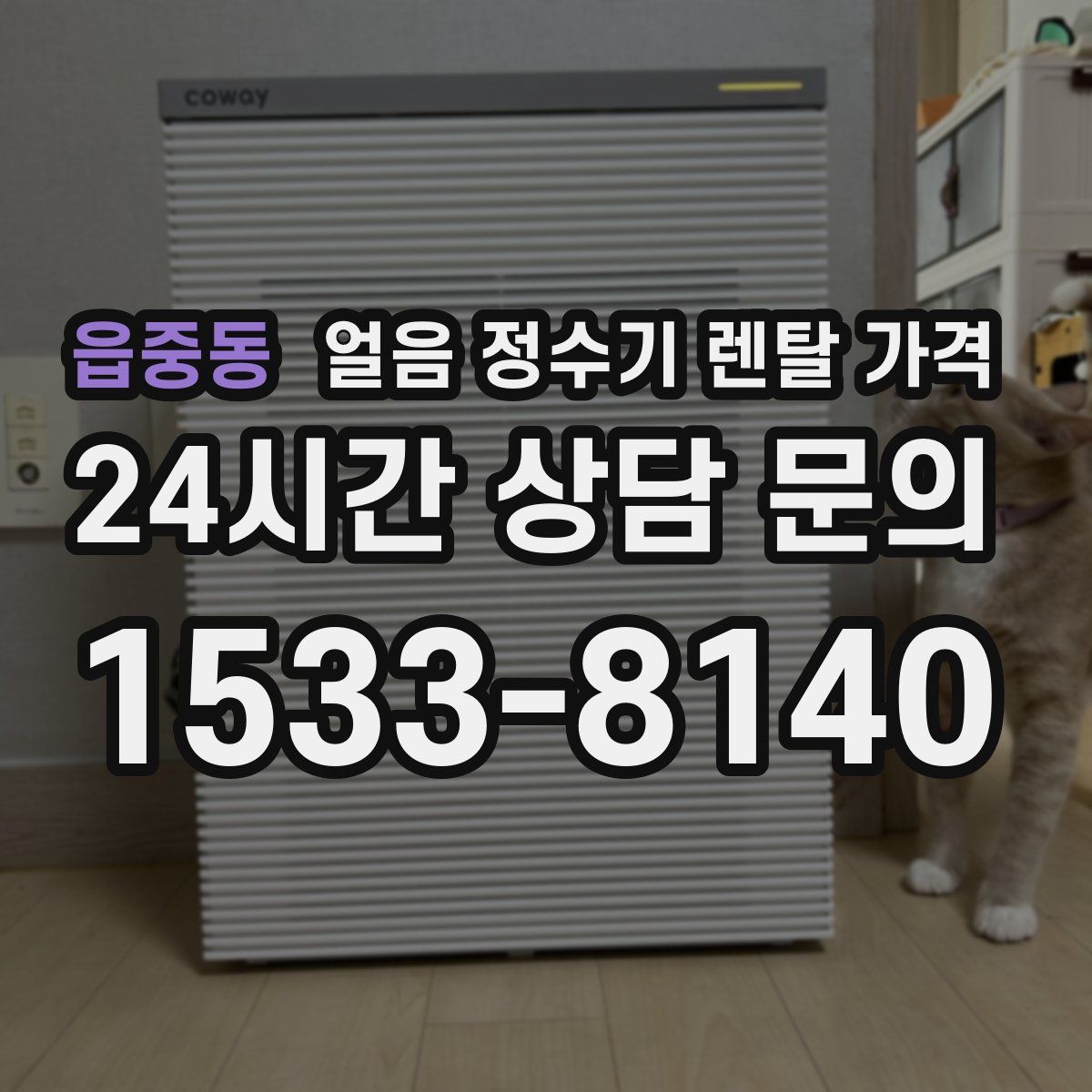 읍중동 얼음 정수기 렌탈 가격