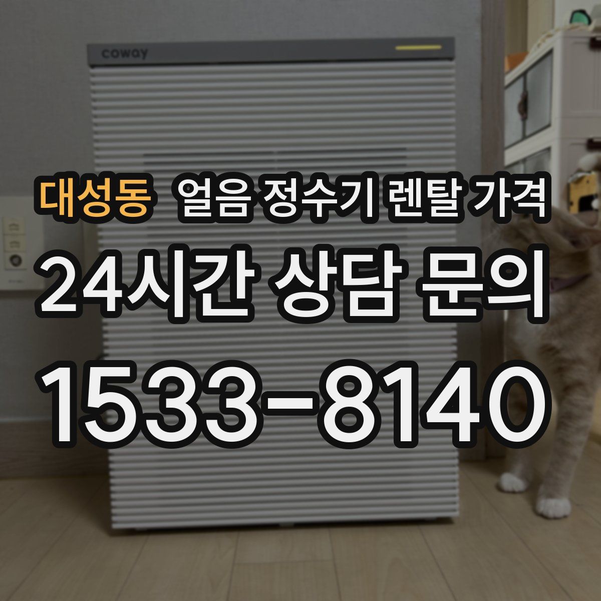 대성동 얼음 정수기 렌탈 가격