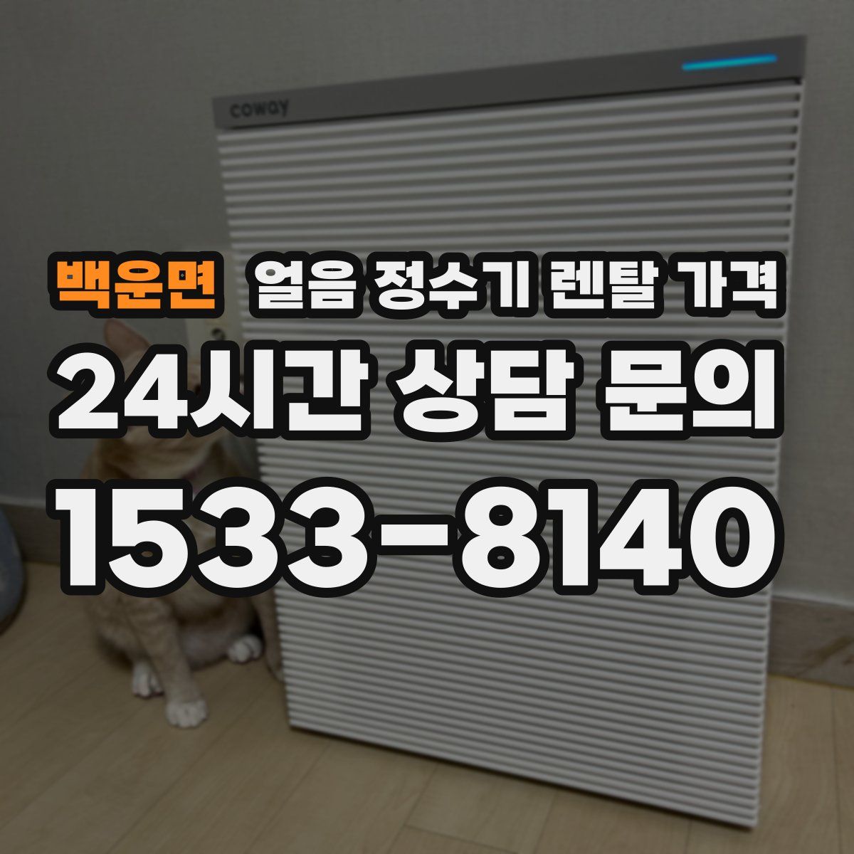 백운면 얼음 정수기 렌탈 가격