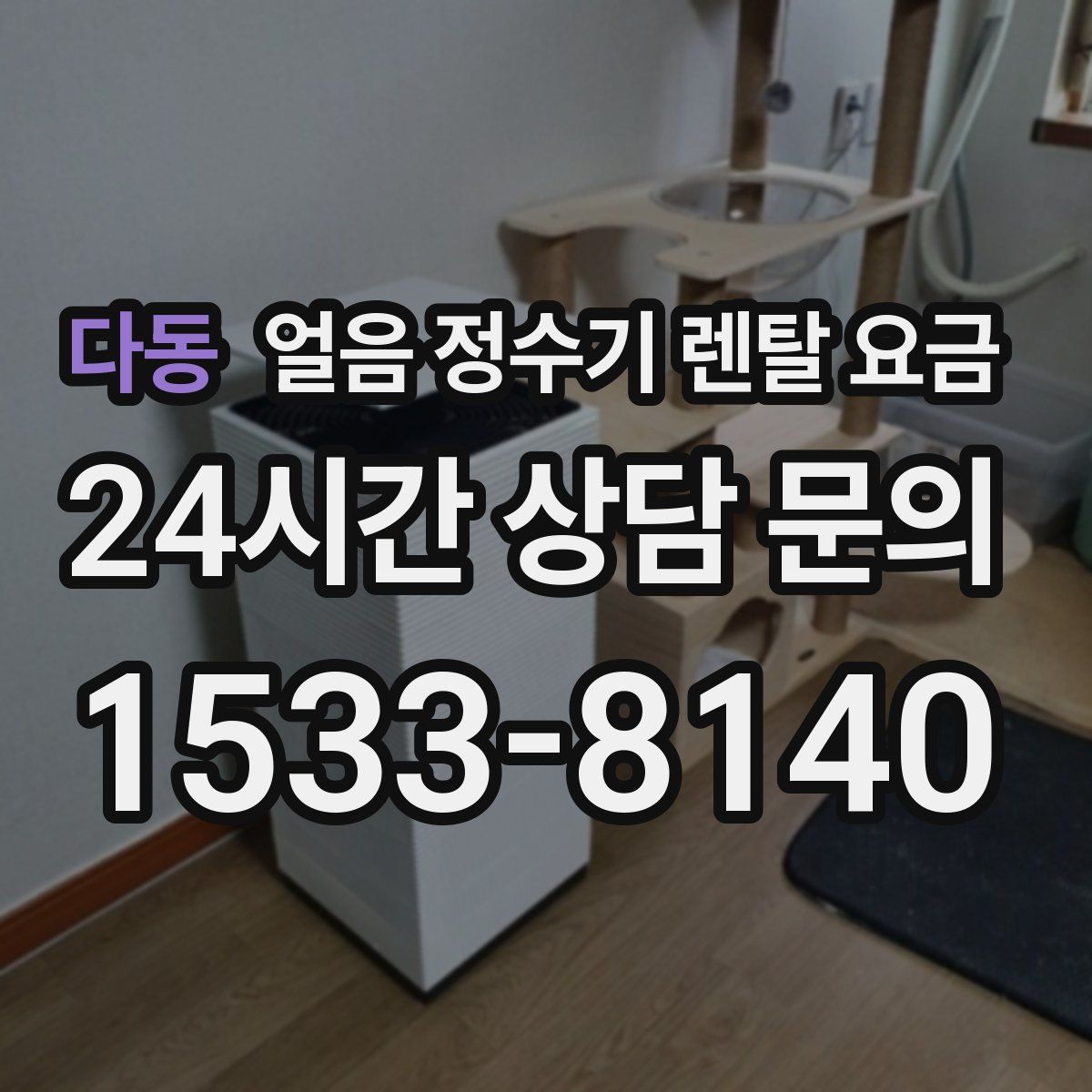 다동 얼음 정수기 렌탈 요금