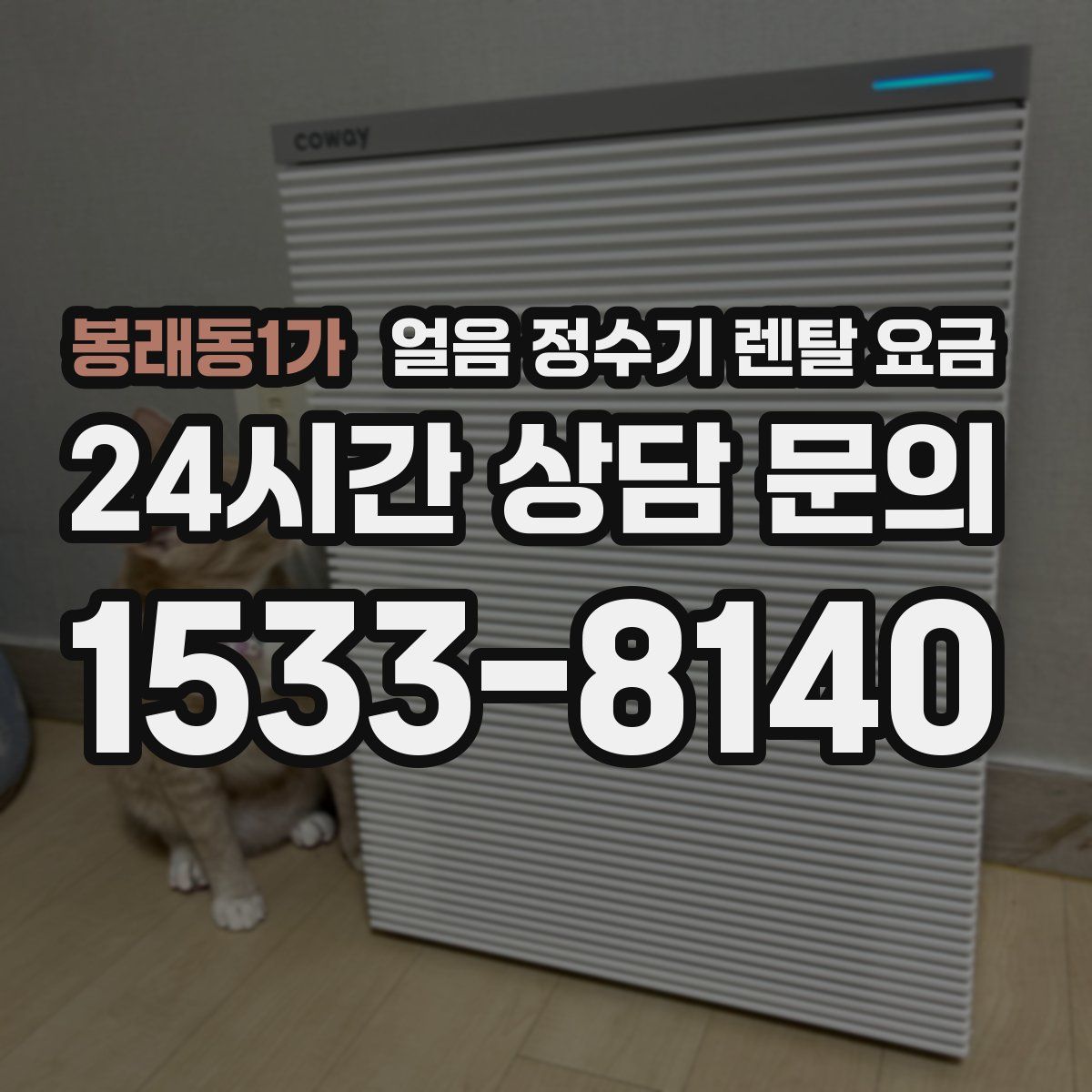 봉래동1가 얼음 정수기 렌탈 요금