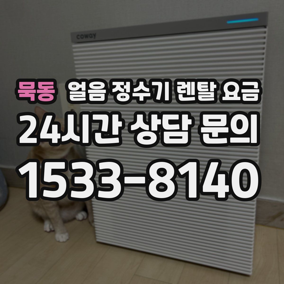 묵동 얼음 정수기 렌탈 요금