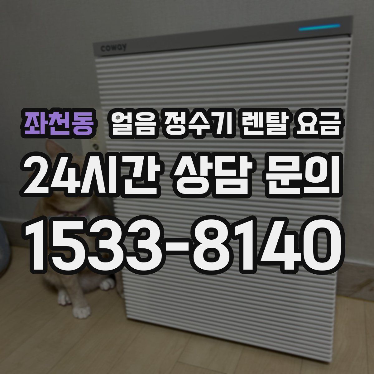 좌천동 얼음 정수기 렌탈 요금