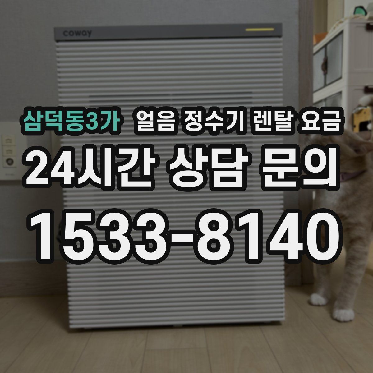 삼덕동3가 얼음 정수기 렌탈 요금