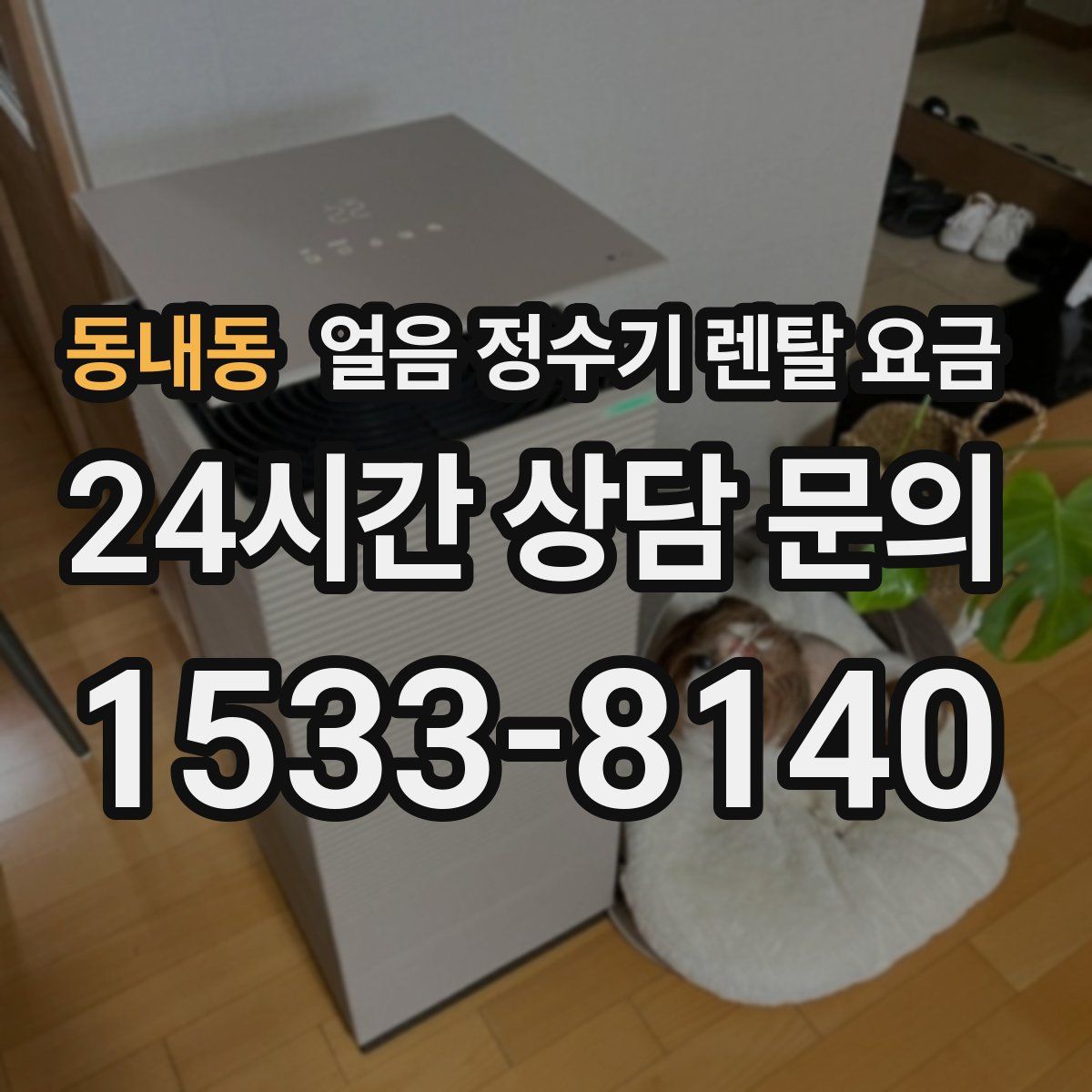 동내동 얼음 정수기 렌탈 요금