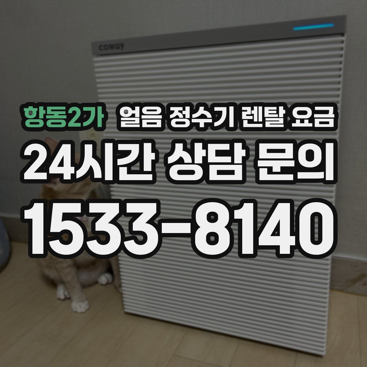 항동2가 얼음 정수기 렌탈 요금