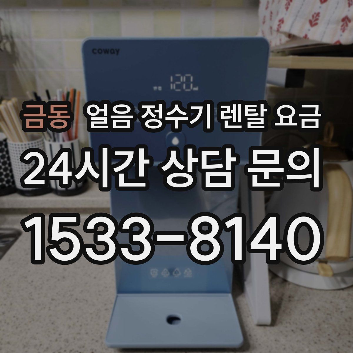 금동 얼음 정수기 렌탈 요금