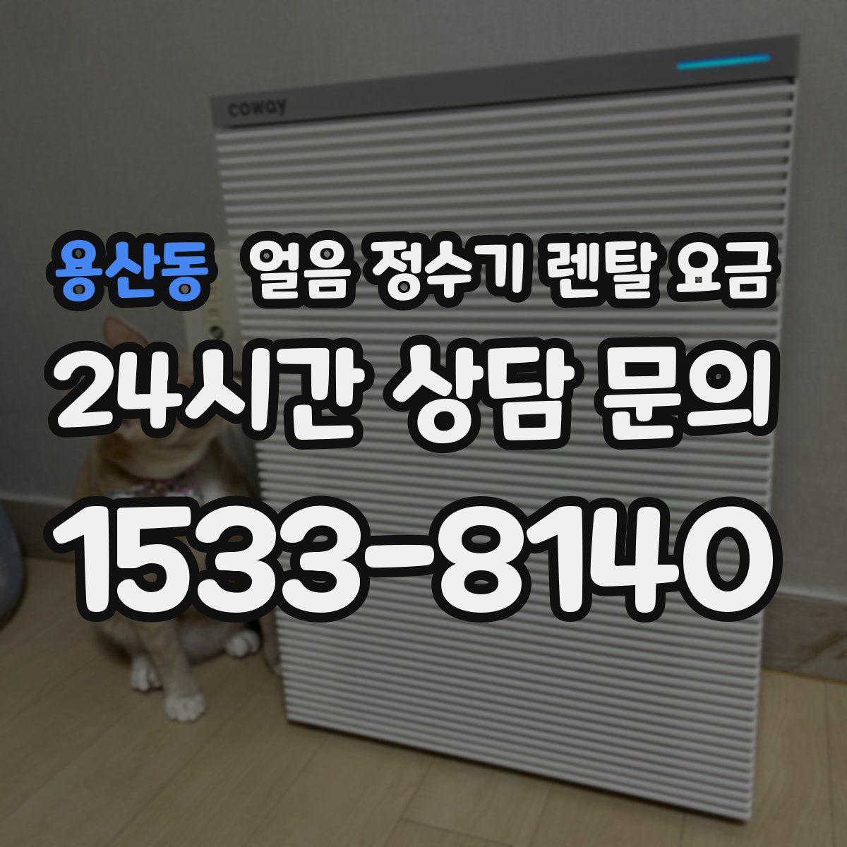 용산동 얼음 정수기 렌탈 요금