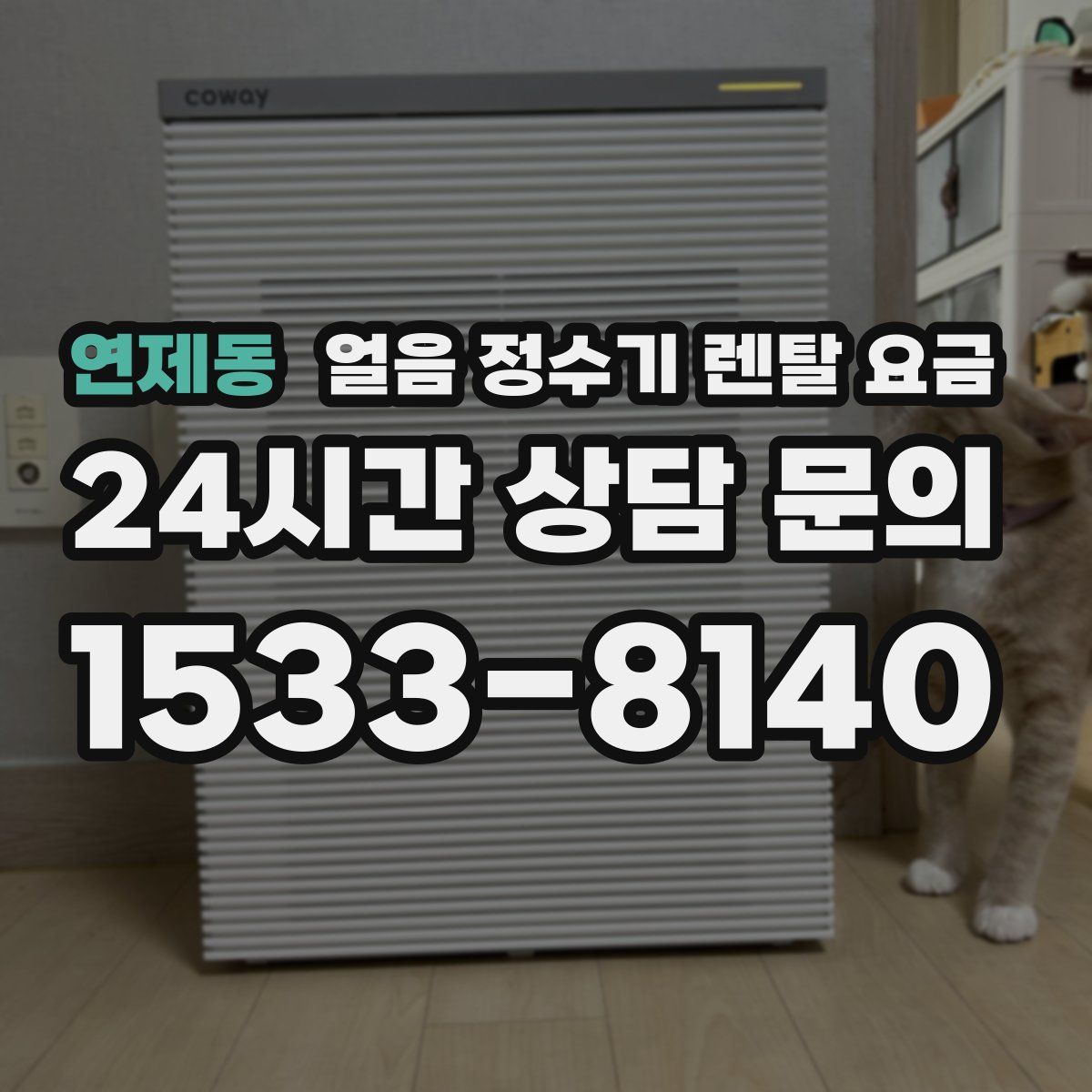 연제동 얼음 정수기 렌탈 요금