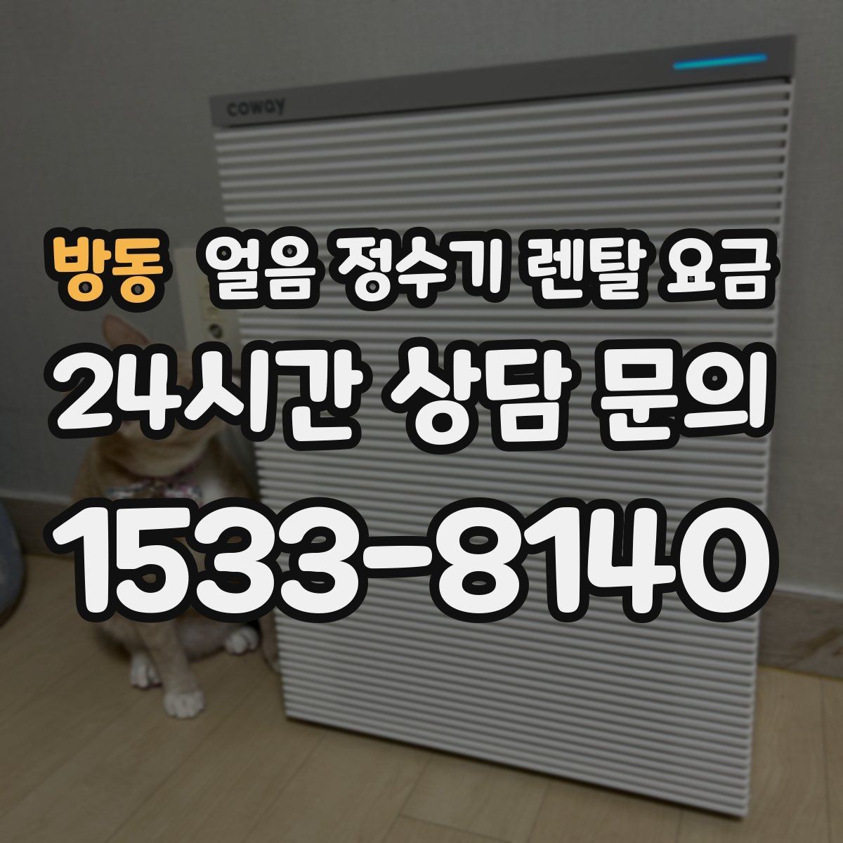 방동 얼음 정수기 렌탈 요금 부모님 댁 설치 시 고려할 점