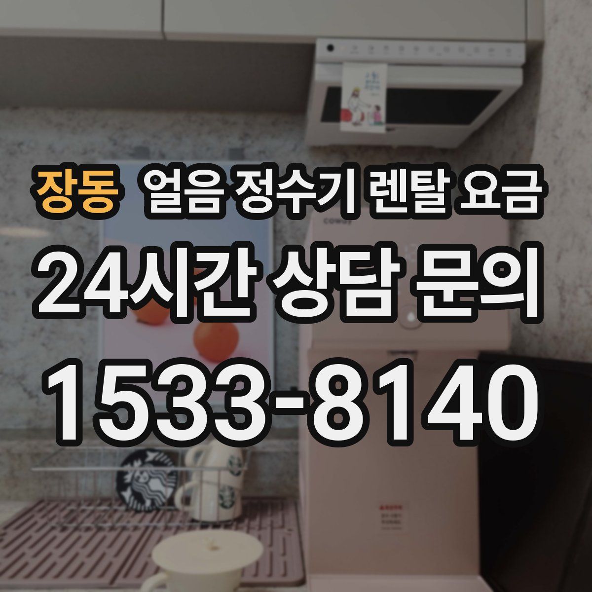 장동 얼음 정수기 렌탈 요금