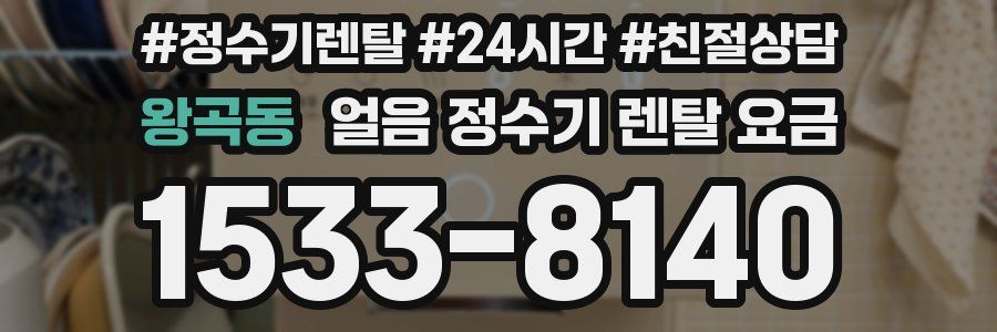 왕곡동 얼음 정수기 렌탈 요금