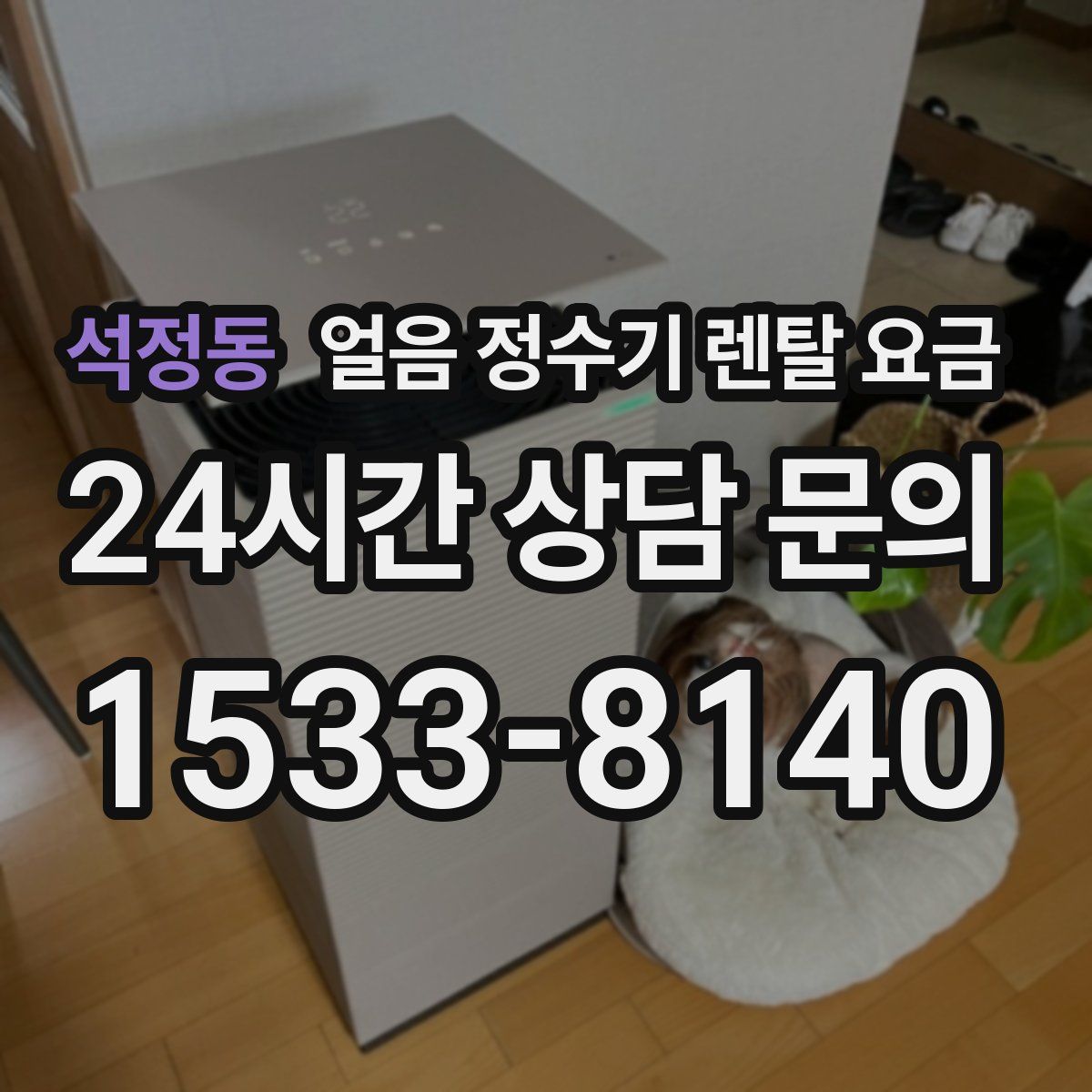 석정동 얼음 정수기 렌탈 요금