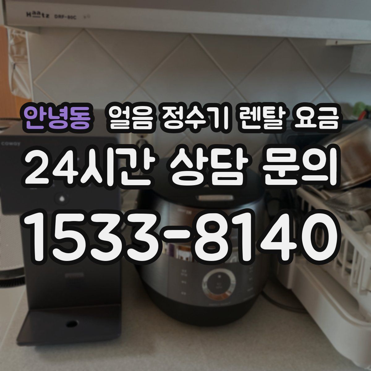 안녕동 얼음 정수기 렌탈 요금