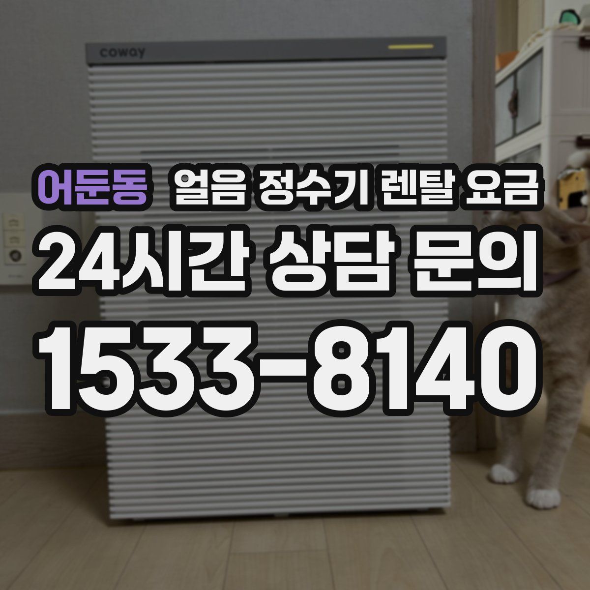 어둔동 얼음 정수기 렌탈 요금