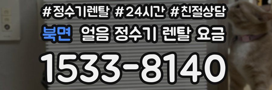 북면 얼음 정수기 렌탈 요금