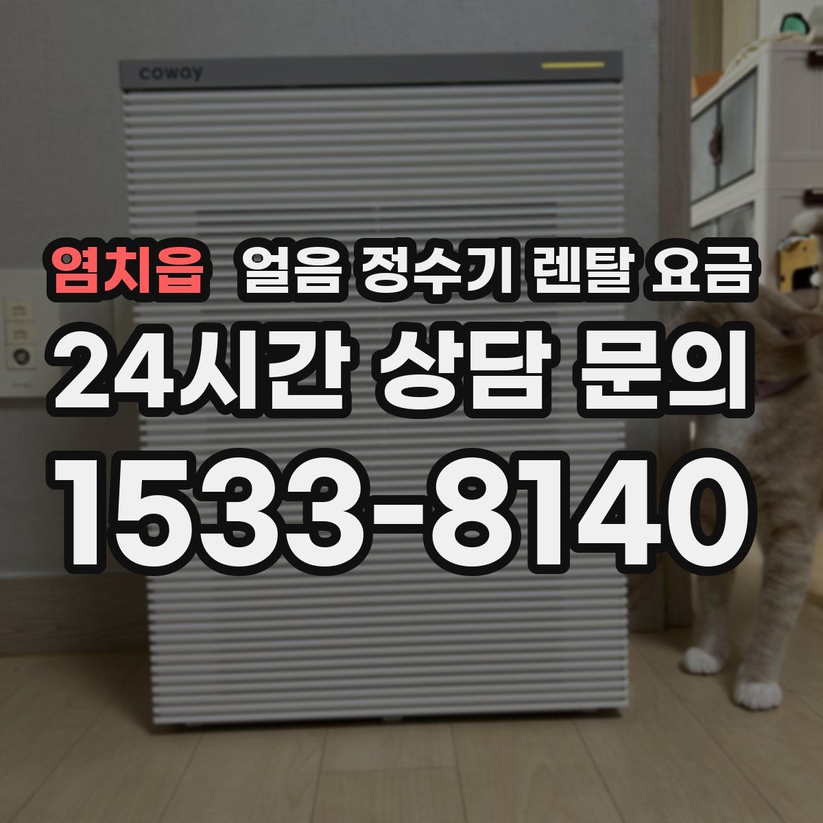 염치읍 얼음 정수기 렌탈 요금