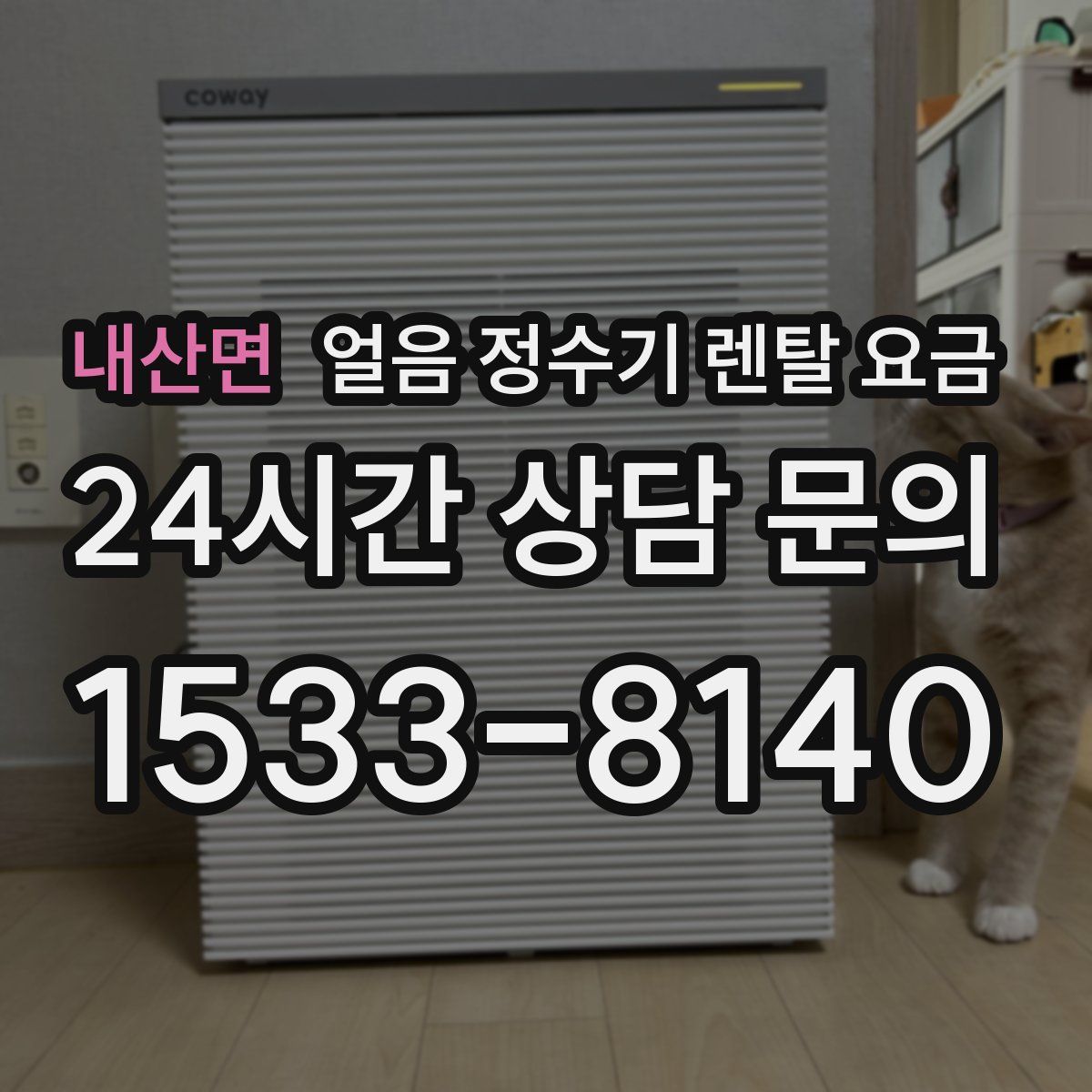 내산면 얼음 정수기 렌탈 요금