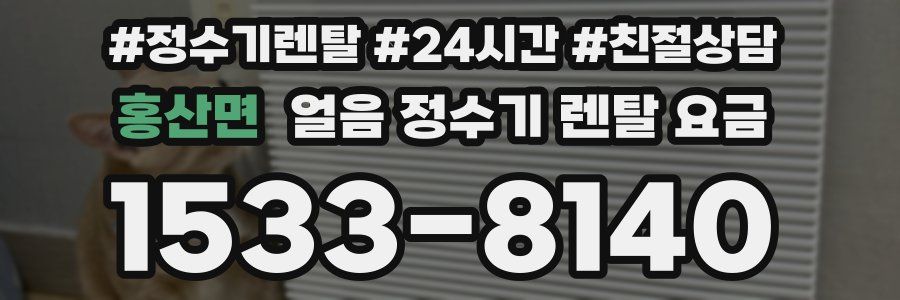 홍산면 얼음 정수기 렌탈 요금