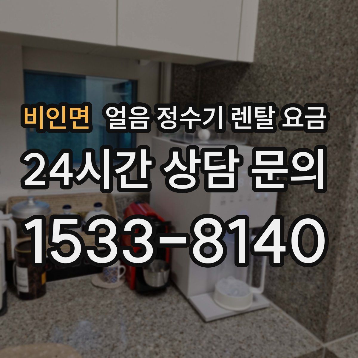 비인면 얼음 정수기 렌탈 요금