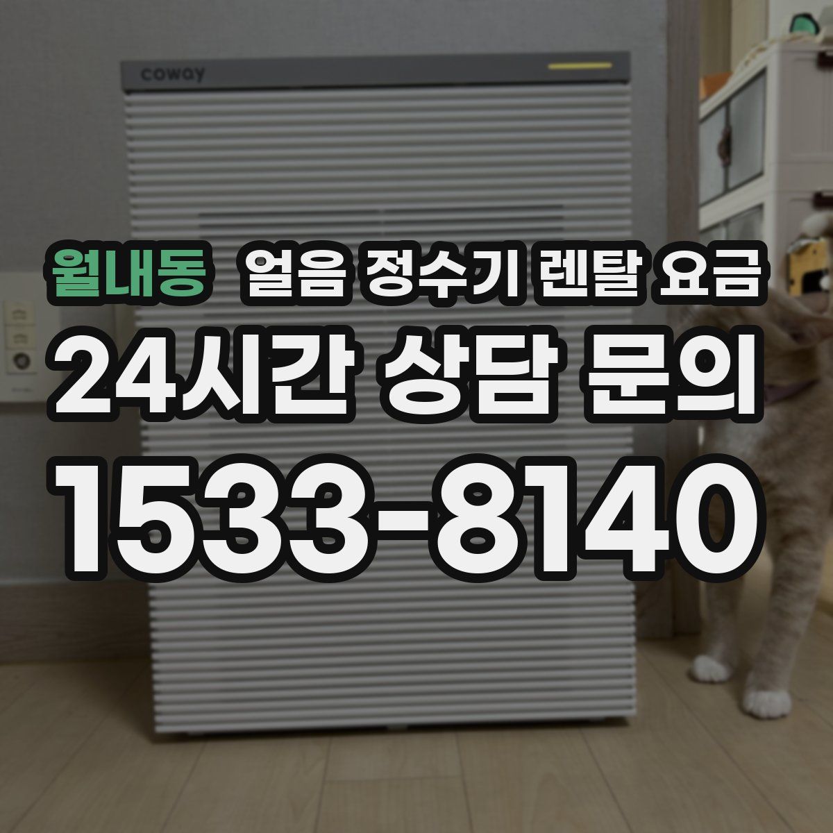 월내동 얼음 정수기 렌탈 요금