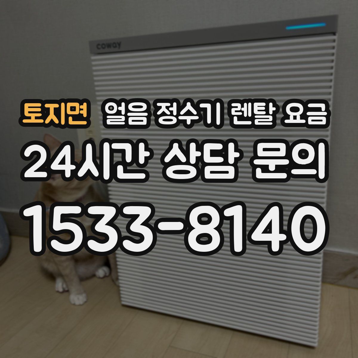 토지면 얼음 정수기 렌탈 요금