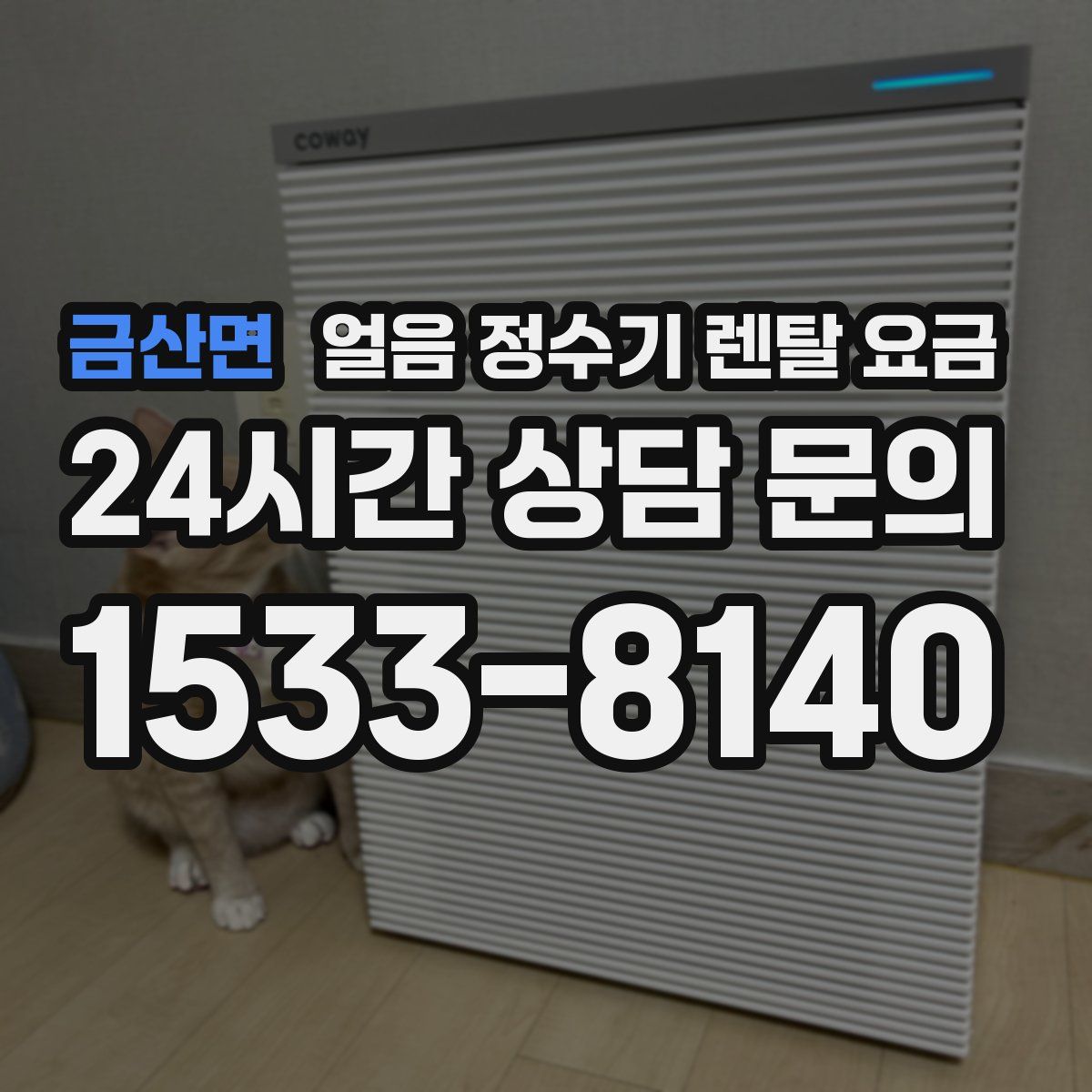 금산면 얼음 정수기 렌탈 요금