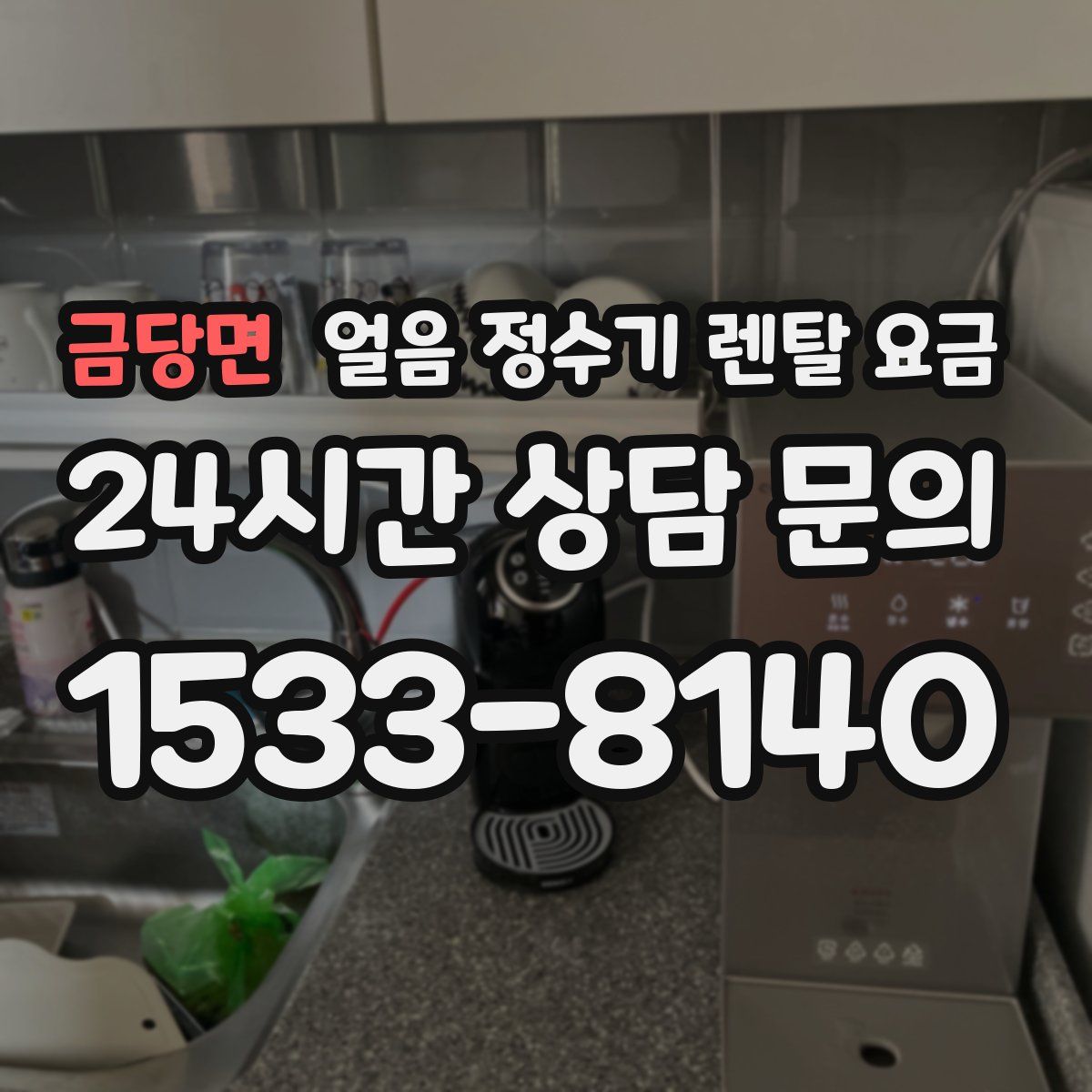 금당면 얼음 정수기 렌탈 요금
