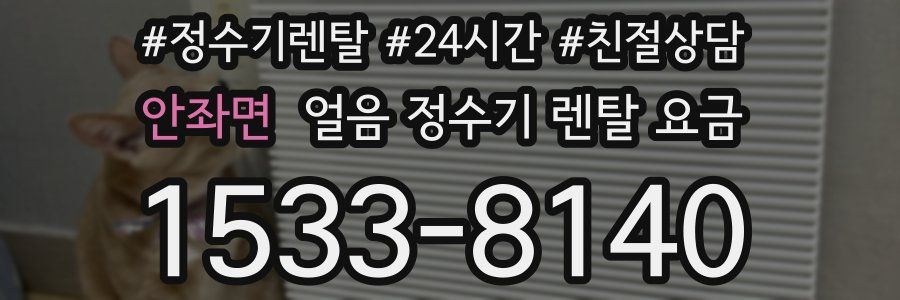 안좌면 얼음 정수기 렌탈 요금