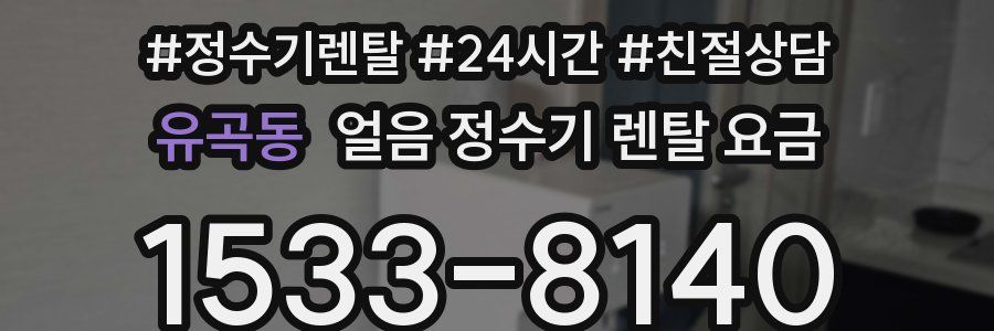 유곡동 얼음 정수기 렌탈 요금