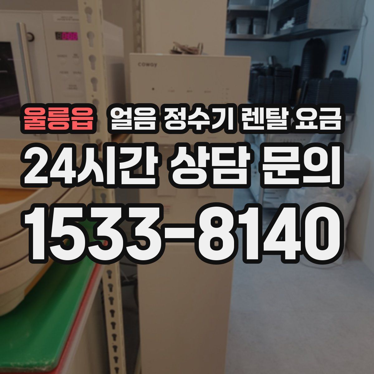 울릉읍 얼음 정수기 렌탈 요금