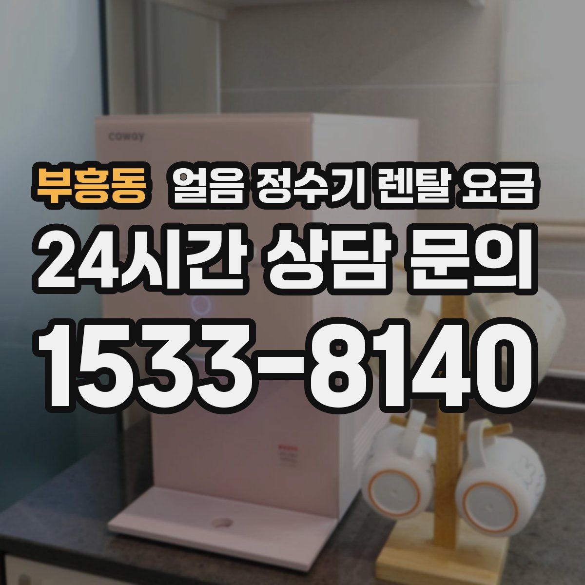 부흥동 얼음 정수기 렌탈 요금