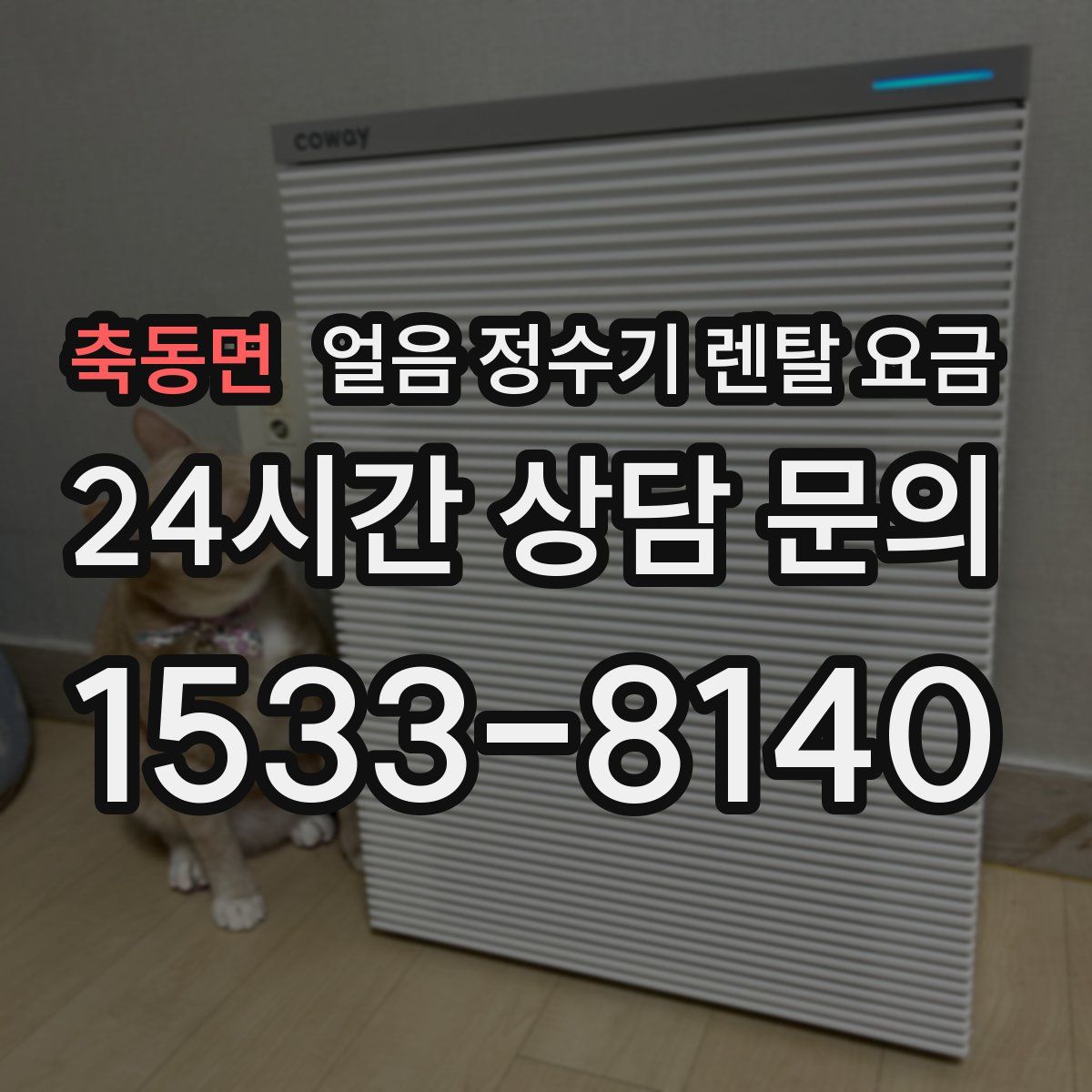 축동면 얼음 정수기 렌탈 요금