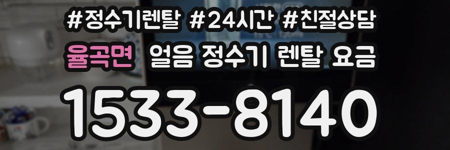 율곡면 얼음 정수기 렌탈 요금